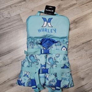Hurley Aqua Kids' 30 Lbs Floatation Device Vest with Sea Creatures